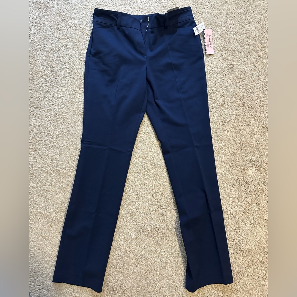 NWT 7th Avenue Design Studio" women's 'Signature Fit' straight leg stretch pants - Picture 2 of 6
